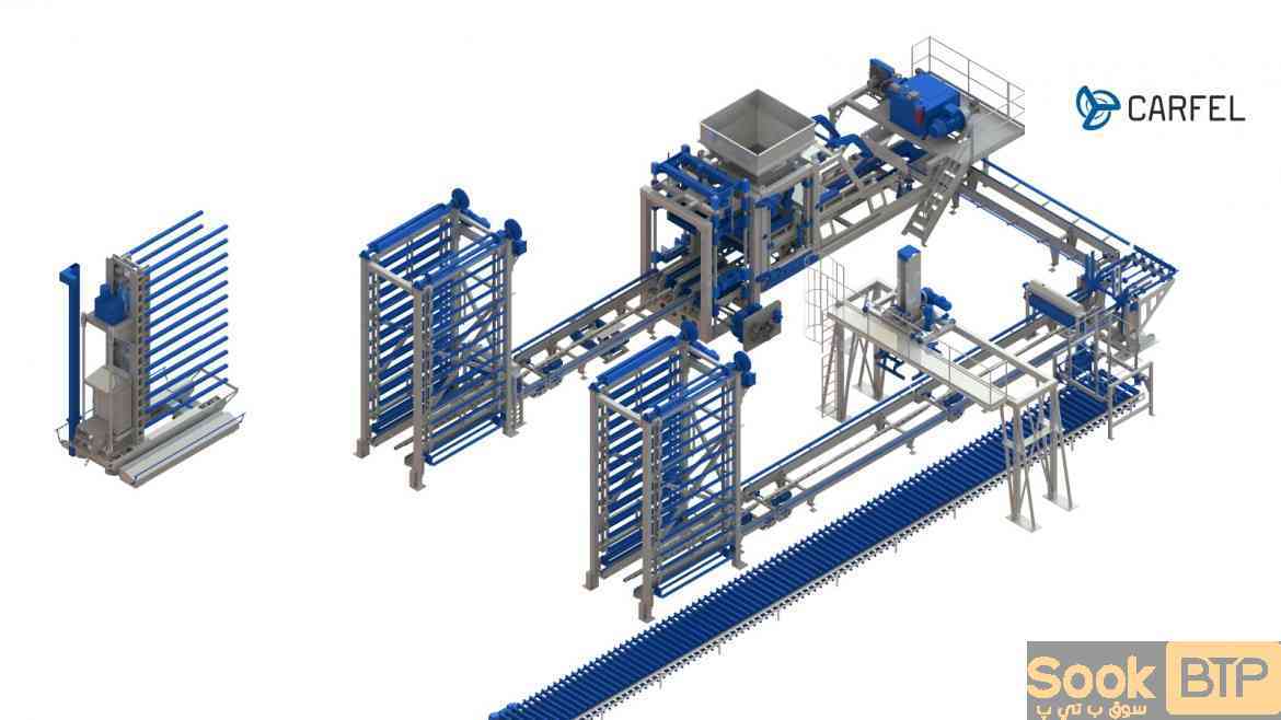 Machine à bloc fixe (CARFEL-XBLOC 1400) Made in Po