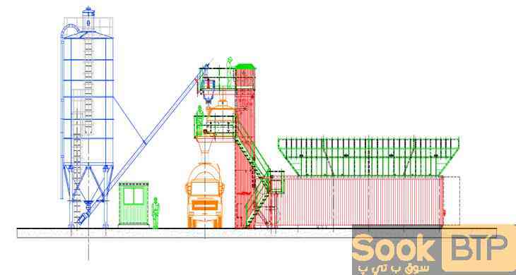 Centrale à béton semi-mobile BETONTOWER (MCF-ITALI