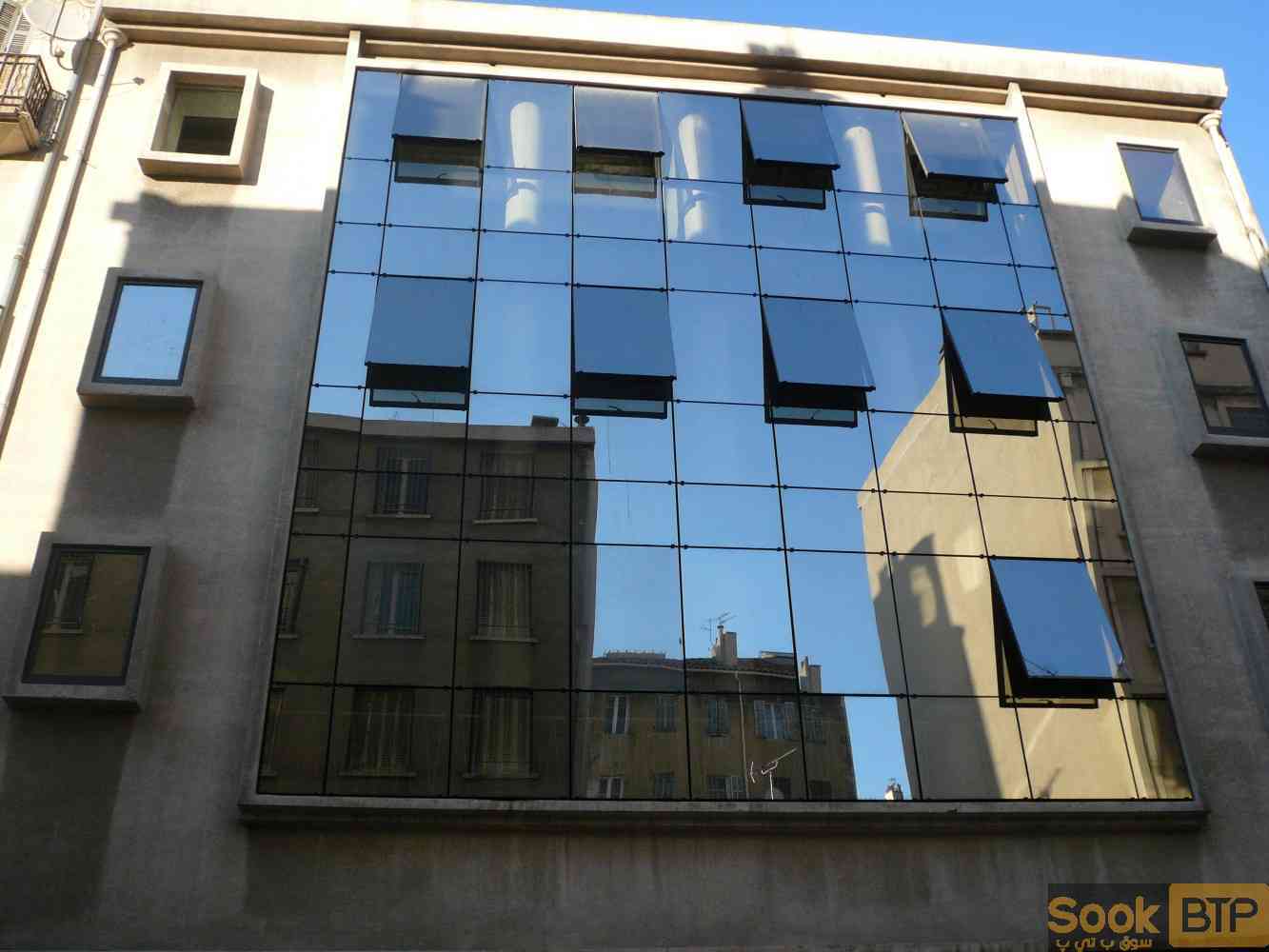 Mur rideau(fourniture et pose)